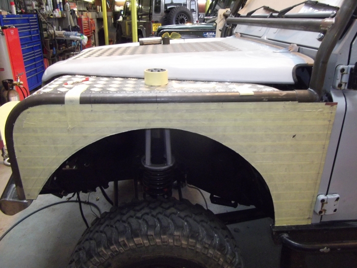 Land Rover Defender DIY Wing Panel Kit Offload Challenge Wings Extreme 